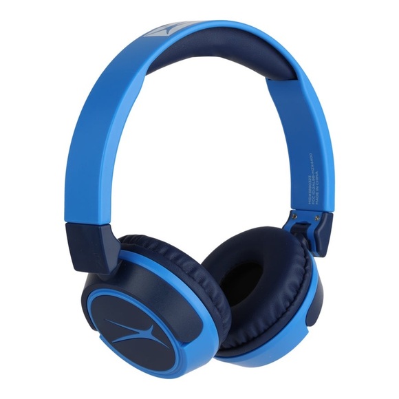 ALTEC LANSING KID SAFE 2-IN-1 BLUETOOTH AND WIRED HEADPHONES (TWO-TONE)| Blue💙 - Picture 2 of 5